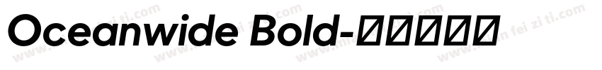 Oceanwide Bold字体转换